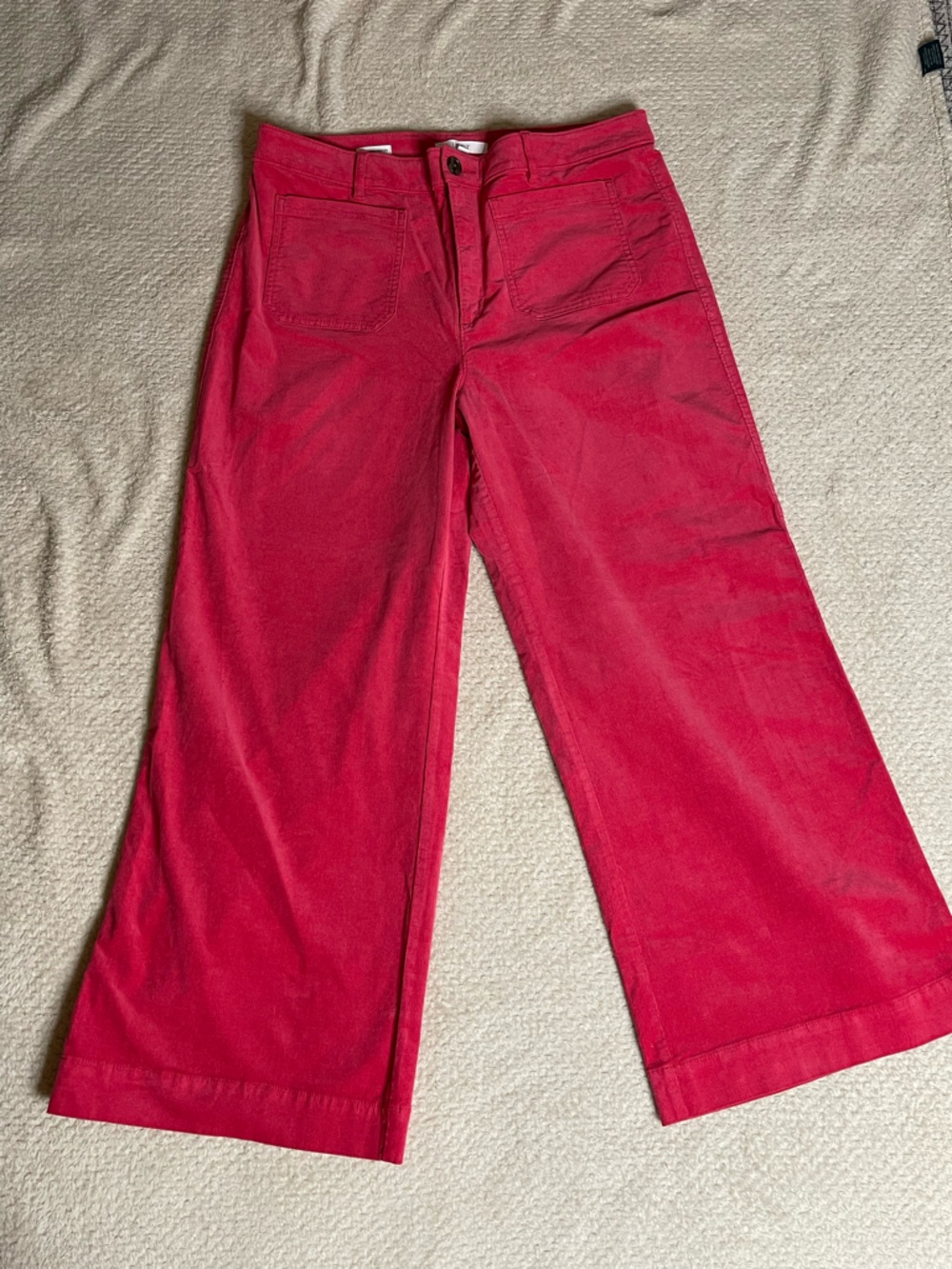 LOFT Red Boot Cut Pants